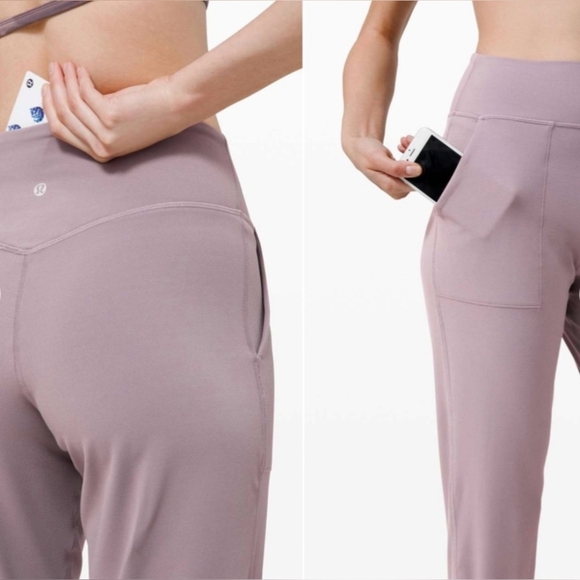 Lululemon Align cool Vent Jogger Pants High Rise Yoga  Violet Verbena  size 4 - Picture 3 of 11